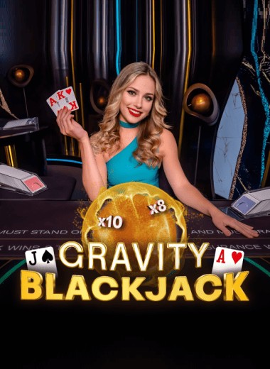 Gravity Blackjack slot visual from ICONIC21 available on vulkanvegaspl.bet