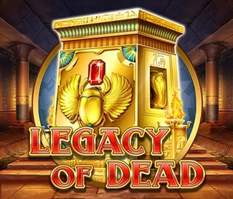 Legacy of Dead by Play’n GO, showcased at vulkanvegaspl.bet – game logo
